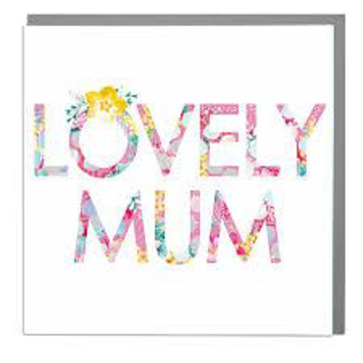 Picture of LOVELY MUM BLANK INSIDE CARD